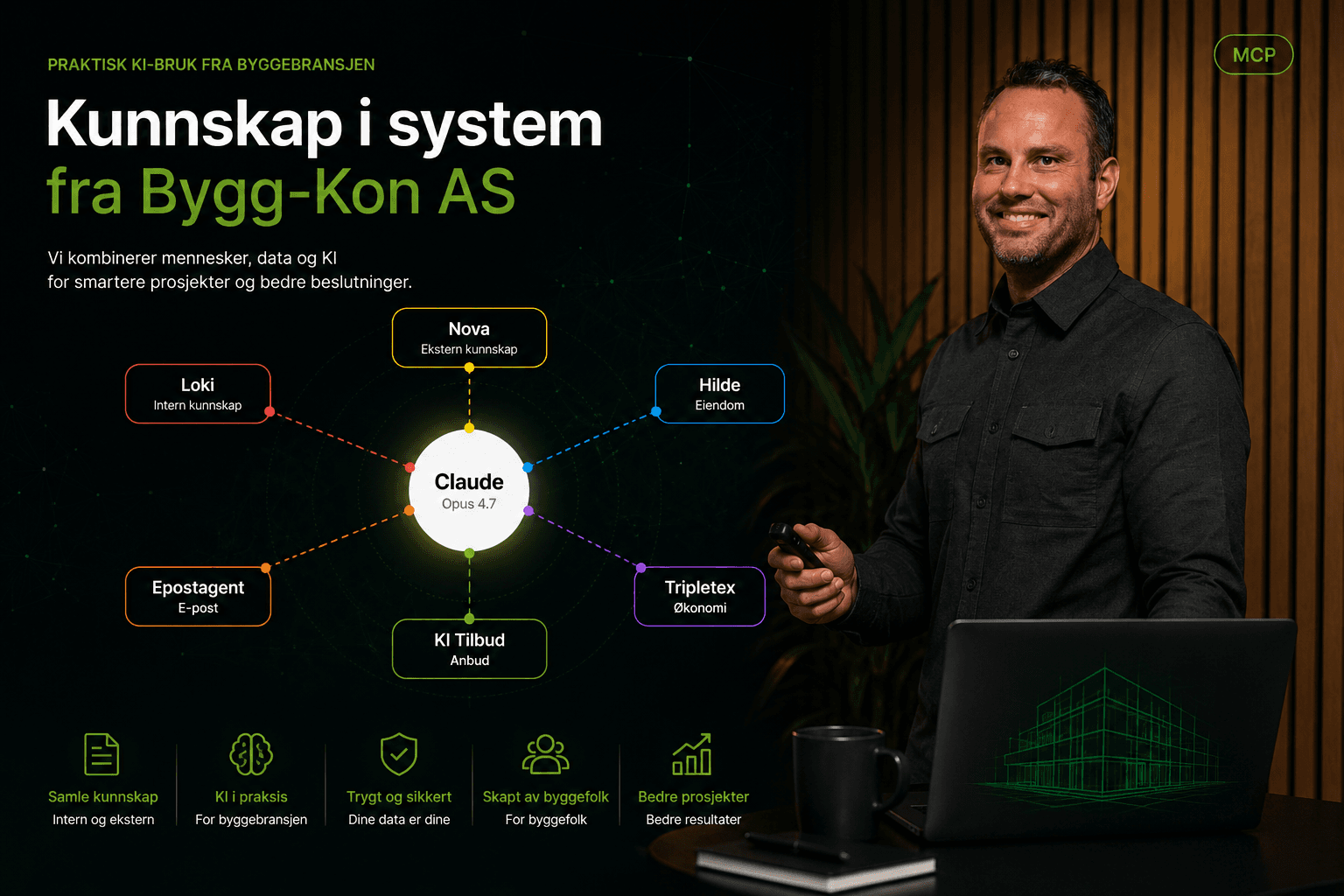 Bygg-Kon inviterer til webinarer om KI i byggebransjen